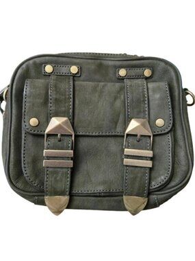 Rebecca Minkoff Boyfriend Crossbody Forest Green Leather Bag